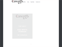 Tablet Screenshot of caneggs.com